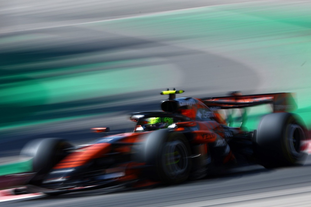 F1 Barcelona GP: نوريس يتفوق على FP2 من راسل بفارق 0.009 ثانية