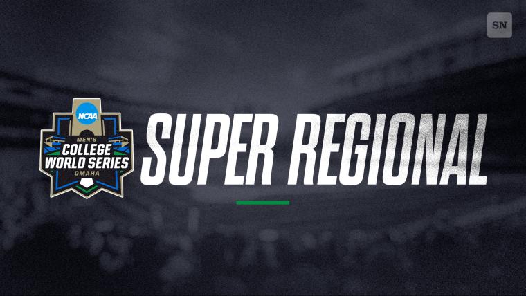 NCAA البيسبول سوبر رجونلس قوس، والجدول الزمني، والقنوات، والبث المباشر، وعشرات لألعاب بطولة الكلية 2026