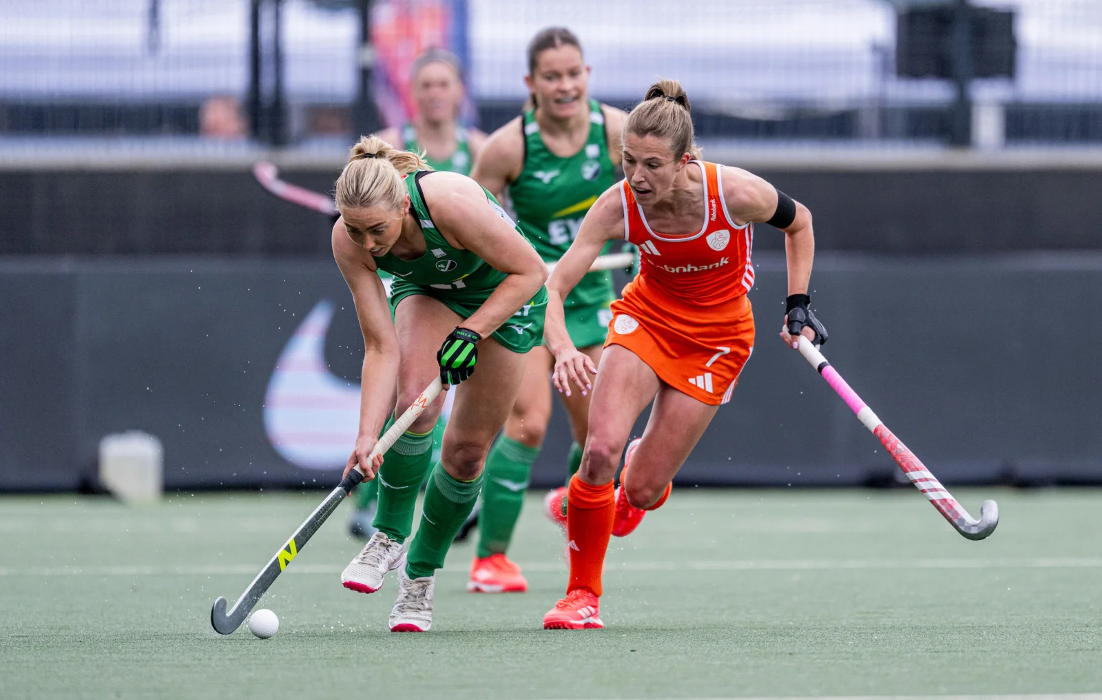 fu1202606132801 scaled 1 - Ireland overcome by World #1 The Netherlands in first FIH Hockey Pro League outing in Rotterdam. - Saturday, June 13 – Rotterdam, The Netherlands: The Ireland Women’s hockey team endured a difficult return to FIH Hockey Pro League action in Rotterdam, succumbing to a 7-0 defeat to hosts and World #1 The Netherlands.