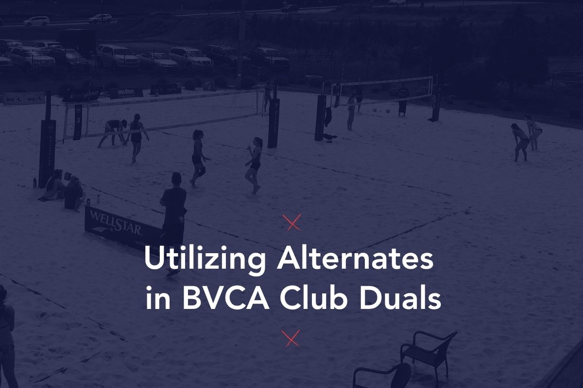 حلول الشاطئ: الاستفادة من البدائل في ثنائيات نادي BVCA