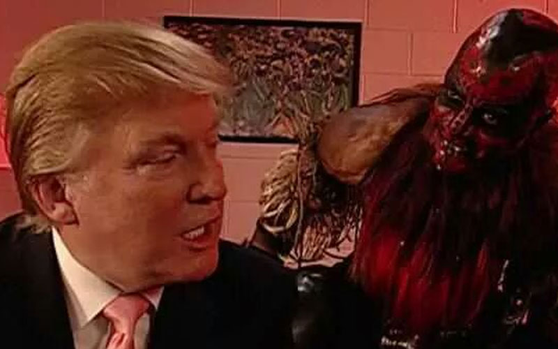 WWE Cut Segment Where Boogeyman Grabbed Donald Trump By The Collar After Sandwich Incident