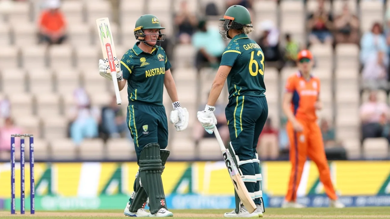 كأس العالم T20 للسيدات 2026، المباراة الرابعة عشرة بين AUS-W وNL-W، تقرير مباراة المجموعة 1، 20 يونيو 2026